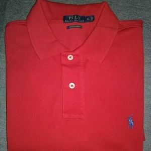 Men's Ralph Lauren Red Polo Shirt